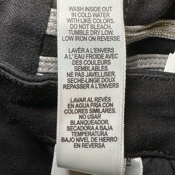 Good American Good Legs Athletic Stripe Jeans in Black Size 6/28 - Picture 9 of 11